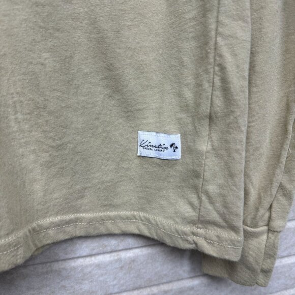 Kinetix Lightweight Hoodie Pullover Long Sleeve Casual Top Tan Beige S NWT - Picture 3 of 10